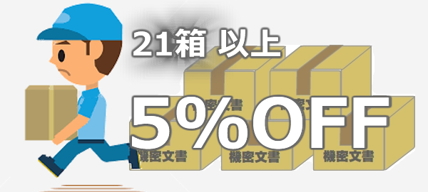 機密書類の割引キャンペーンキャンペーン